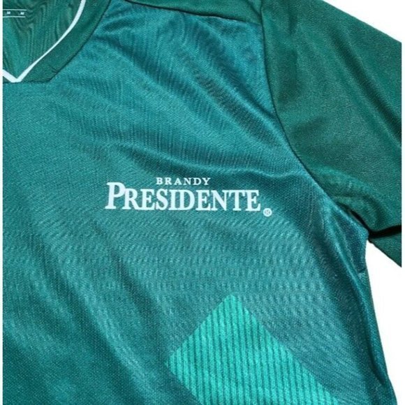 Brandy Presidente Soccer Jersey #18 Short Sleeve Green Men’s Size M Mexico‎ - Picture 4 of 8